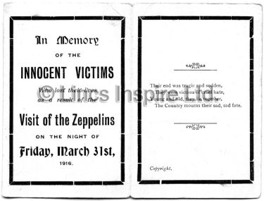 Cleethorpes Zeppelin Raid Memorium