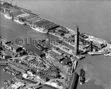 Royal Dock Aerial View