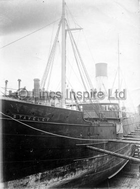 Staveley in dry dock