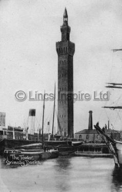 Dock Tower and Vessels