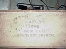 Baptism Pool Foundation Stone