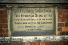 Holme Hill Foundation Stone